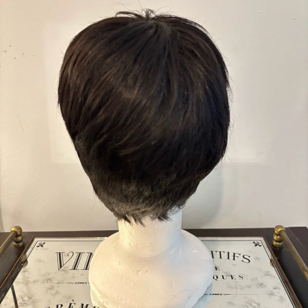 Women’s Wig Brand New Brunette Hair Wig Synthetic Short Cute   ￼ - Picture 5 of 9